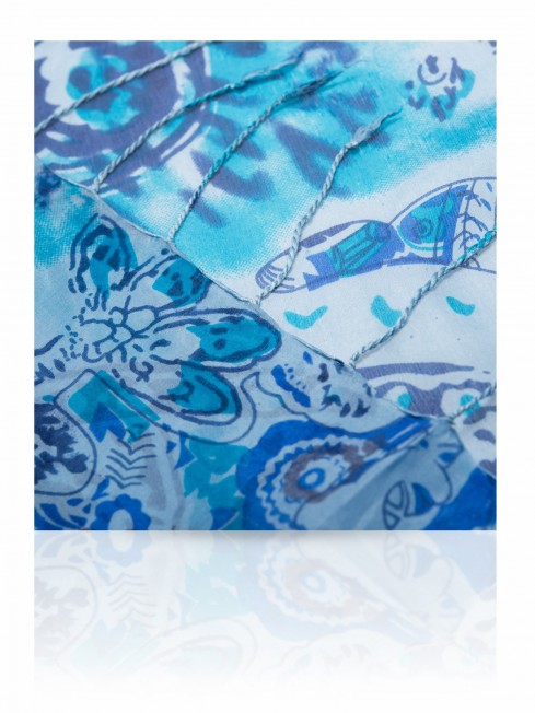 Палантин Женский S-ANIMAL.PAISLEY/BLUE
